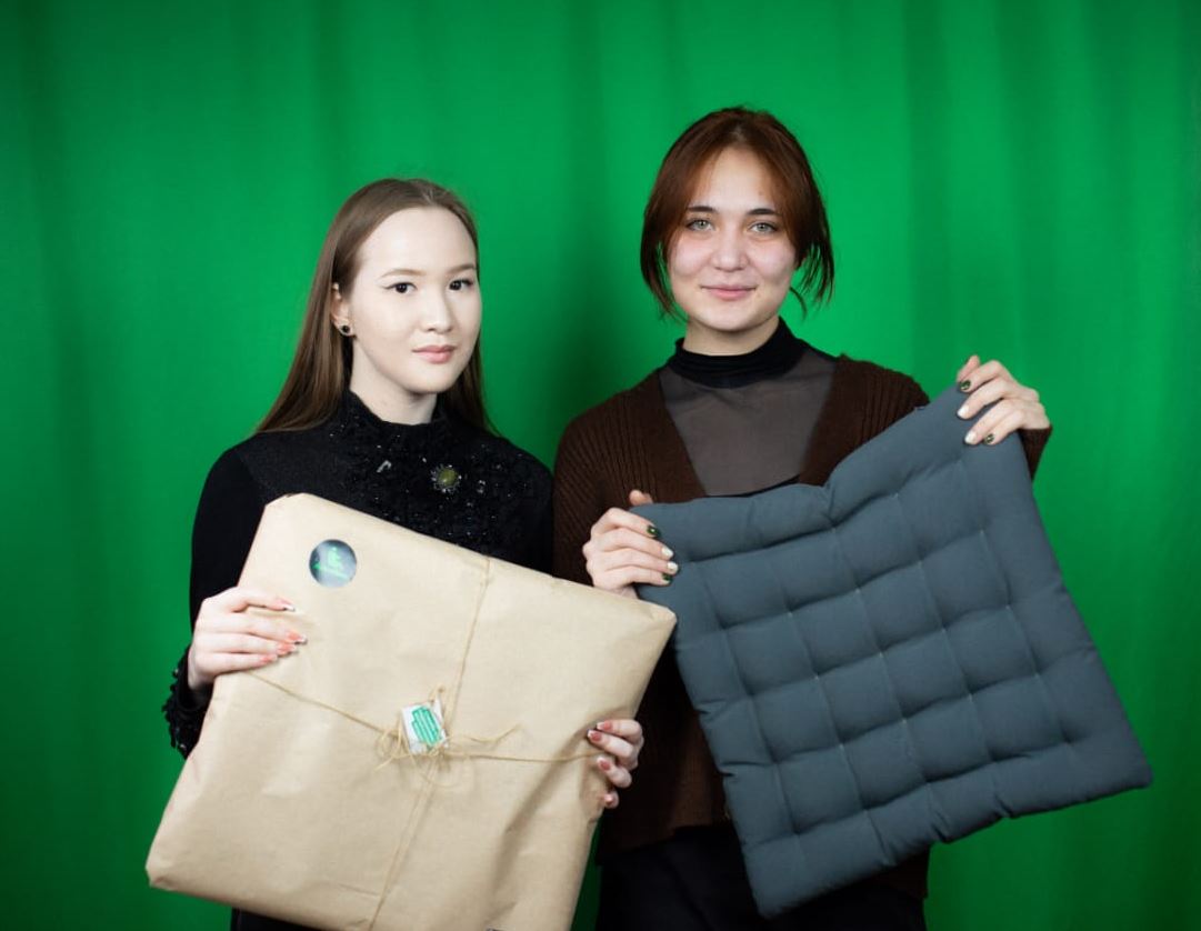 Күріш қауызынан жасалған көрпеше