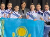 Қазақстан гимнасшылары «Афродита Кубогында» алты медаль иеленді