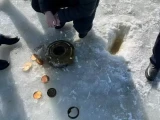 Көкшетауда Қопа көлінен мина табылды