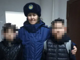 Ақтөбелік полицейлер үйлеріне оралмаған екі оқушыны тапты