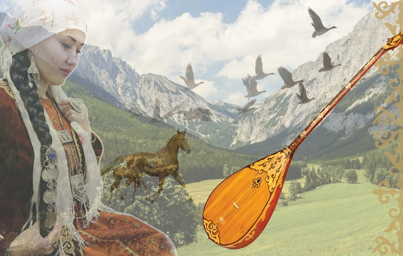 «Інжу-маржан» әуелесе...