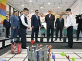 Президент «SANA» оқушылар сарайына барды