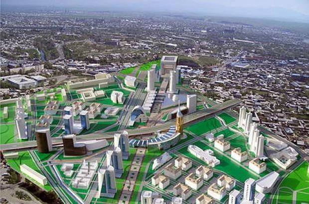 Алатау қаласының жоспары