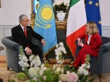 Қазақстан Президенті мен Джорджа Мелони келіссөз жүргізді