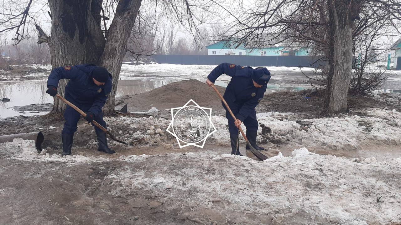 «Қарқынды еріген қар»: Жетісу облысында 19 аулаға су жайылды