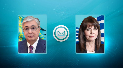 Қасым-Жомарт Тоқаев Грек Республикасының Президентін Тәуелсіздік күнімен құттықтады