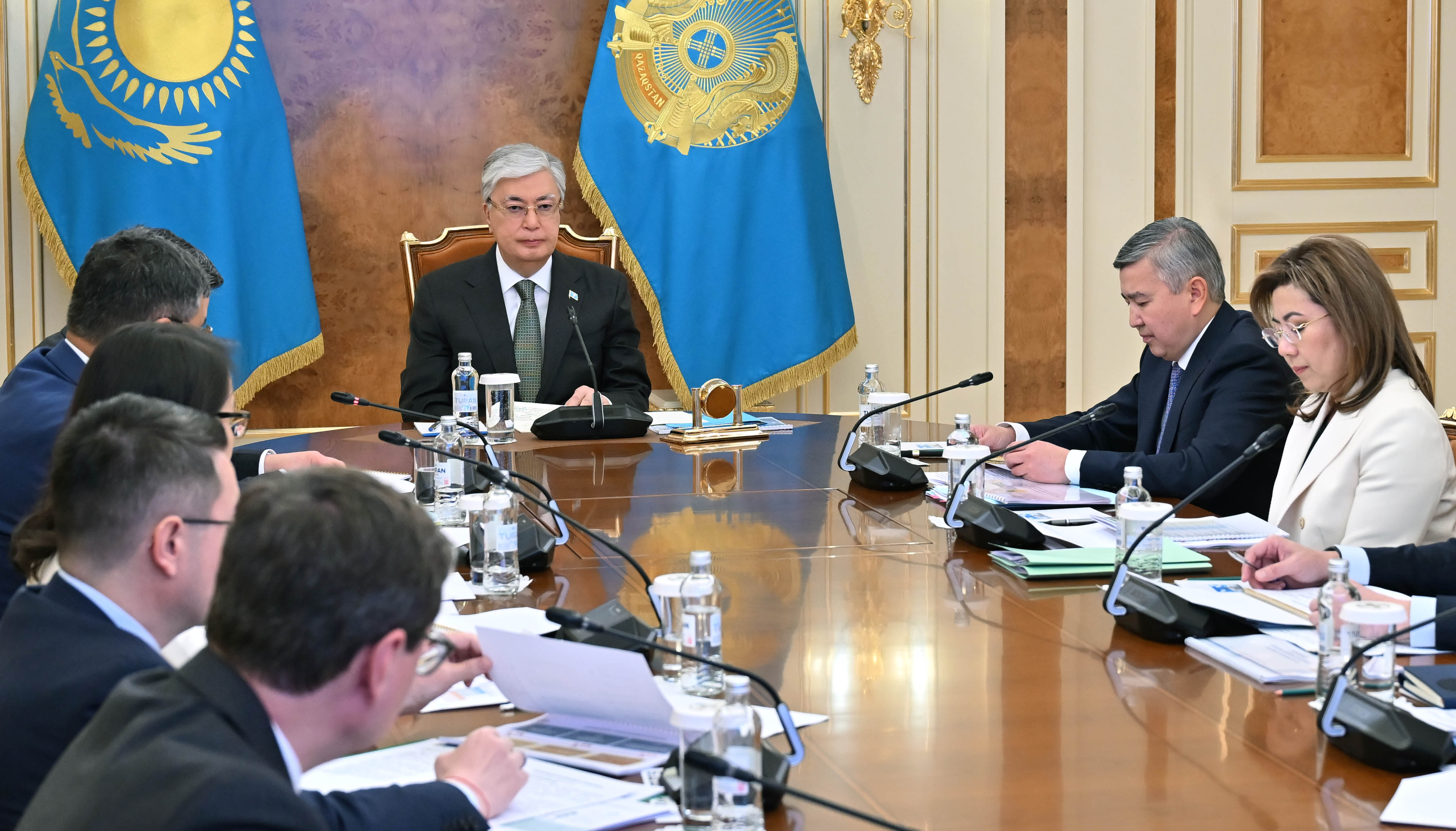 Президент Ұлттық банктің жылдық есебін қабылдады