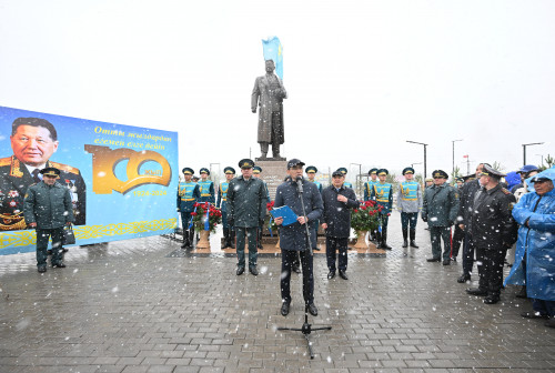 Ақкөл қаласында Сағадат Нұрмағамбетовтің ескерткіші ашылды