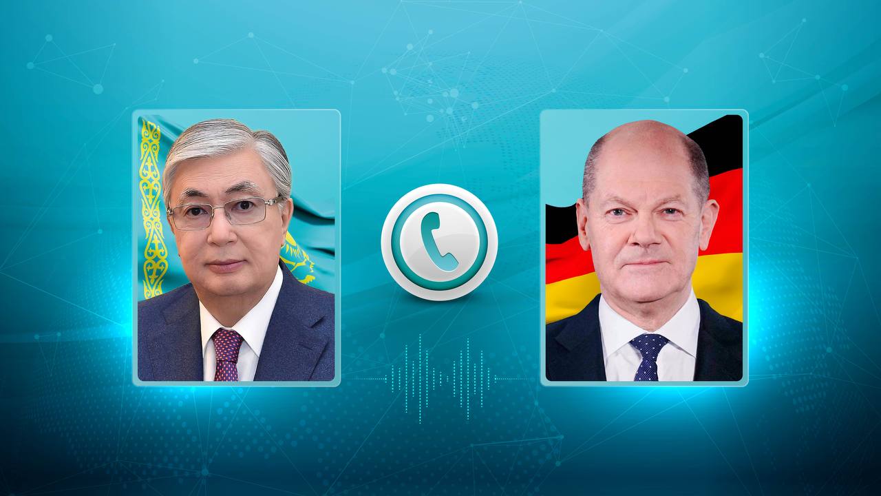 Мемлекет басшысы ГФР Федералдық канцлерімен телефон арқылы сөйлесті
