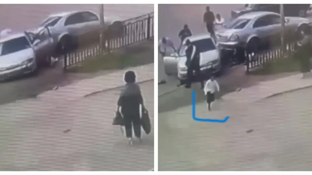 Жезқазғанда көлік тізгіндеген 5 жасар бала 4 адамды соққан