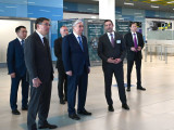 Президент Алматы әуежайының жаңа халықаралық терминалына барды