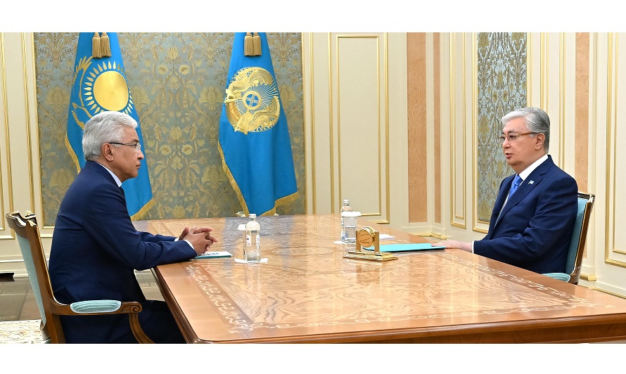 Президент Иманғали Тасмағамбетовті қабылдады