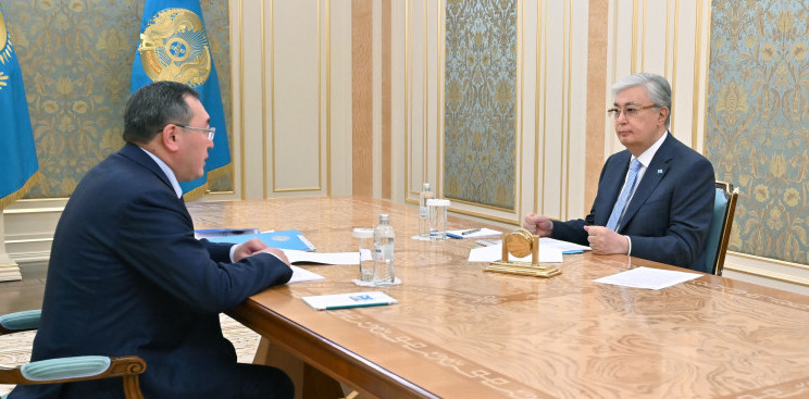 Президент Алматы облысының әкімі Марат Сұлтанғазиевті қабылдады