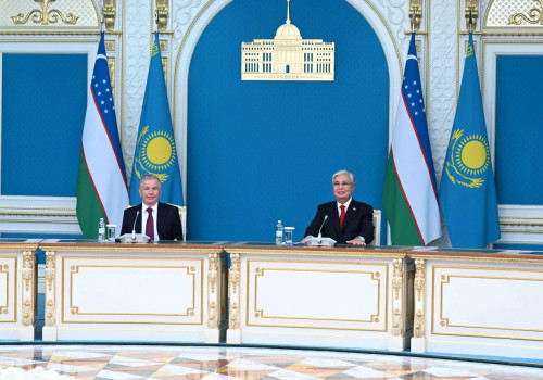 Қазақстан мен Өзбекстан Президенттері бірқатар нысанның ашылу салтанатына қатысты