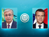 Президент  Эмманюэль Макронға көңіл айтты