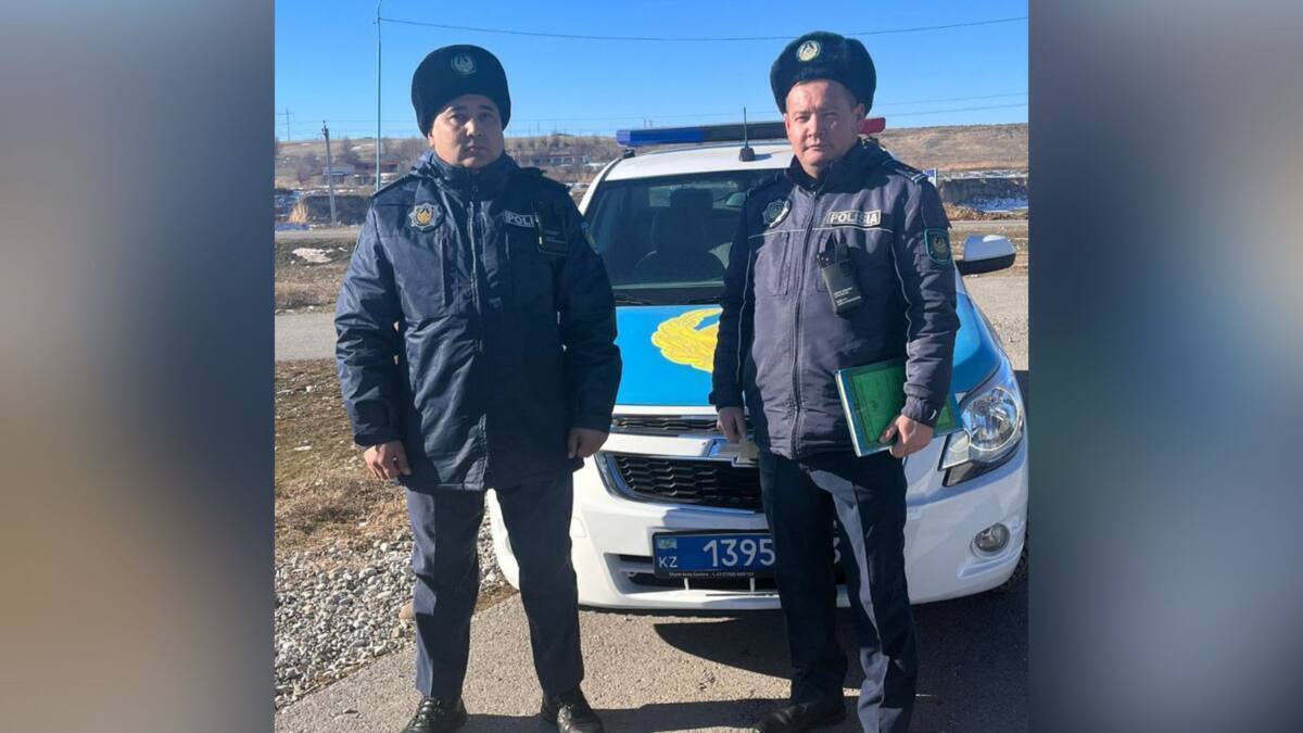 Тәртіп сақшылары жасөспірімнің өмірін сақтап қалды