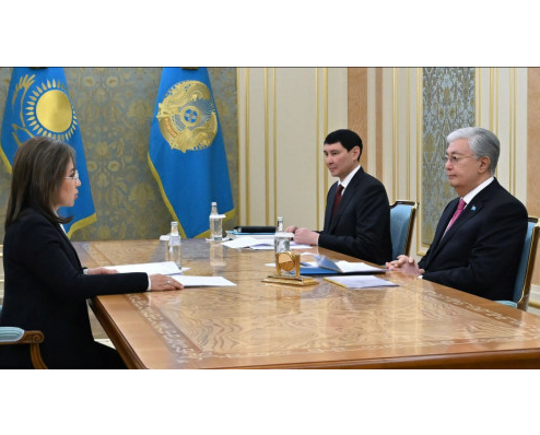 Мемлекет басшысы Мәдина Әбілқасымованы қабылдады