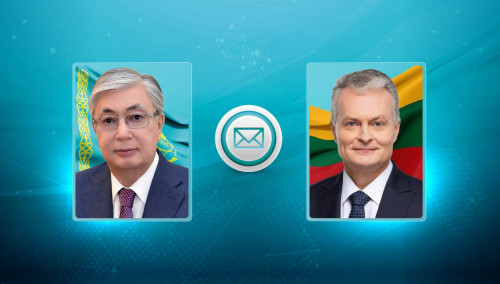 Мемлекет басшысы Литва Президентіне құттықтау жеделхатын жолдады