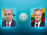 Мемлекет басшысы Литва Президентіне құттықтау жеделхатын жолдады