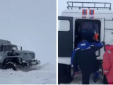 Қар құрсауында қалған мұнайшылар құтқарылды