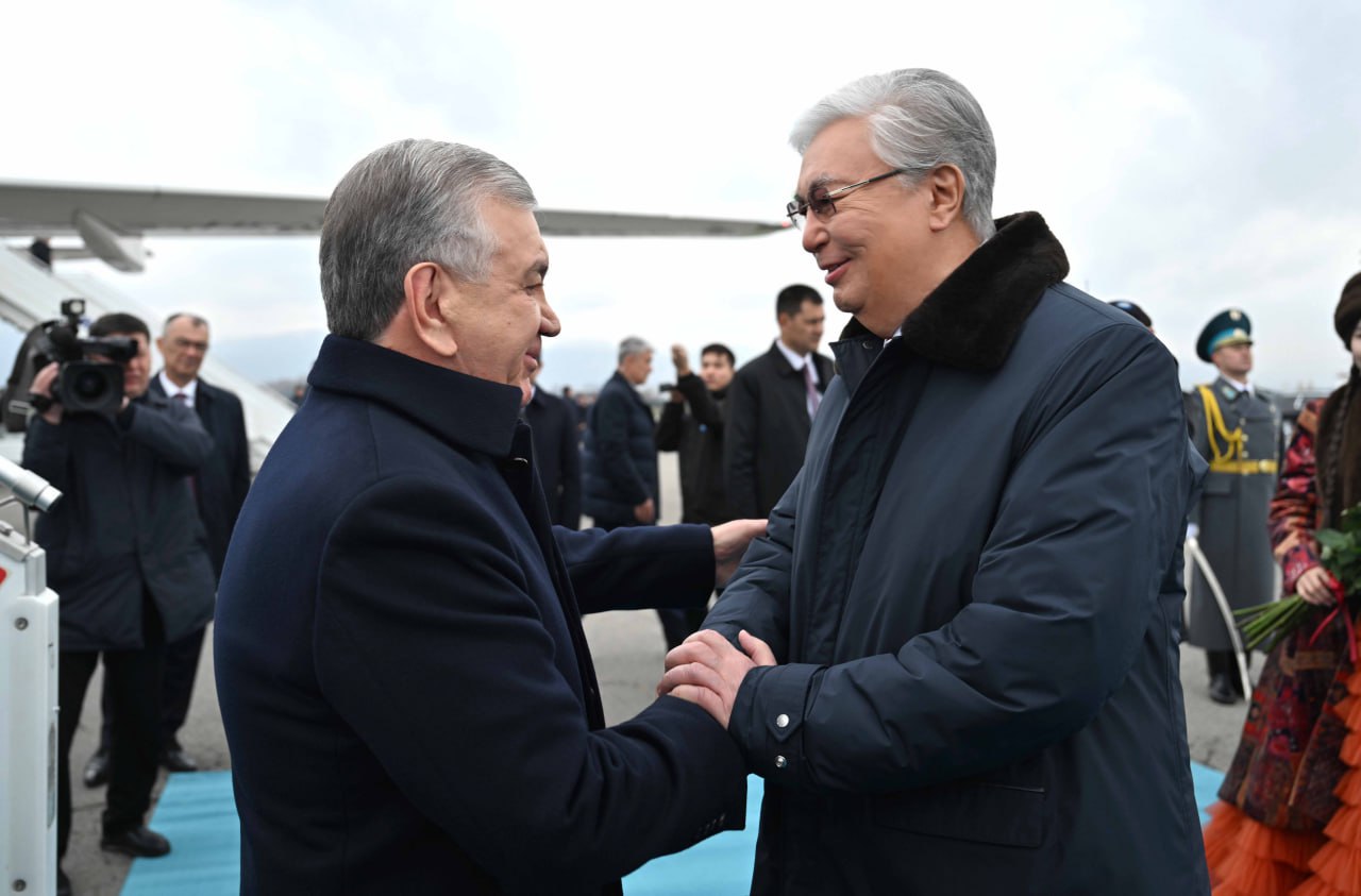 Өзбекстан Президенті Шавкат Мирзиёев Қазақстанға  келді
