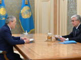 Президент Қаржылық мониторинг агенттігінің төрағасын қабылдады