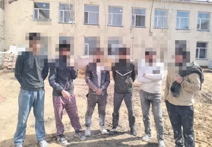 Құрылыста заңсыз жұмыс істеген шетелдіктер ұсталды