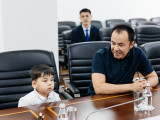 Атыраулық үш жасар бүлдіршін Президенттен алғыс алды