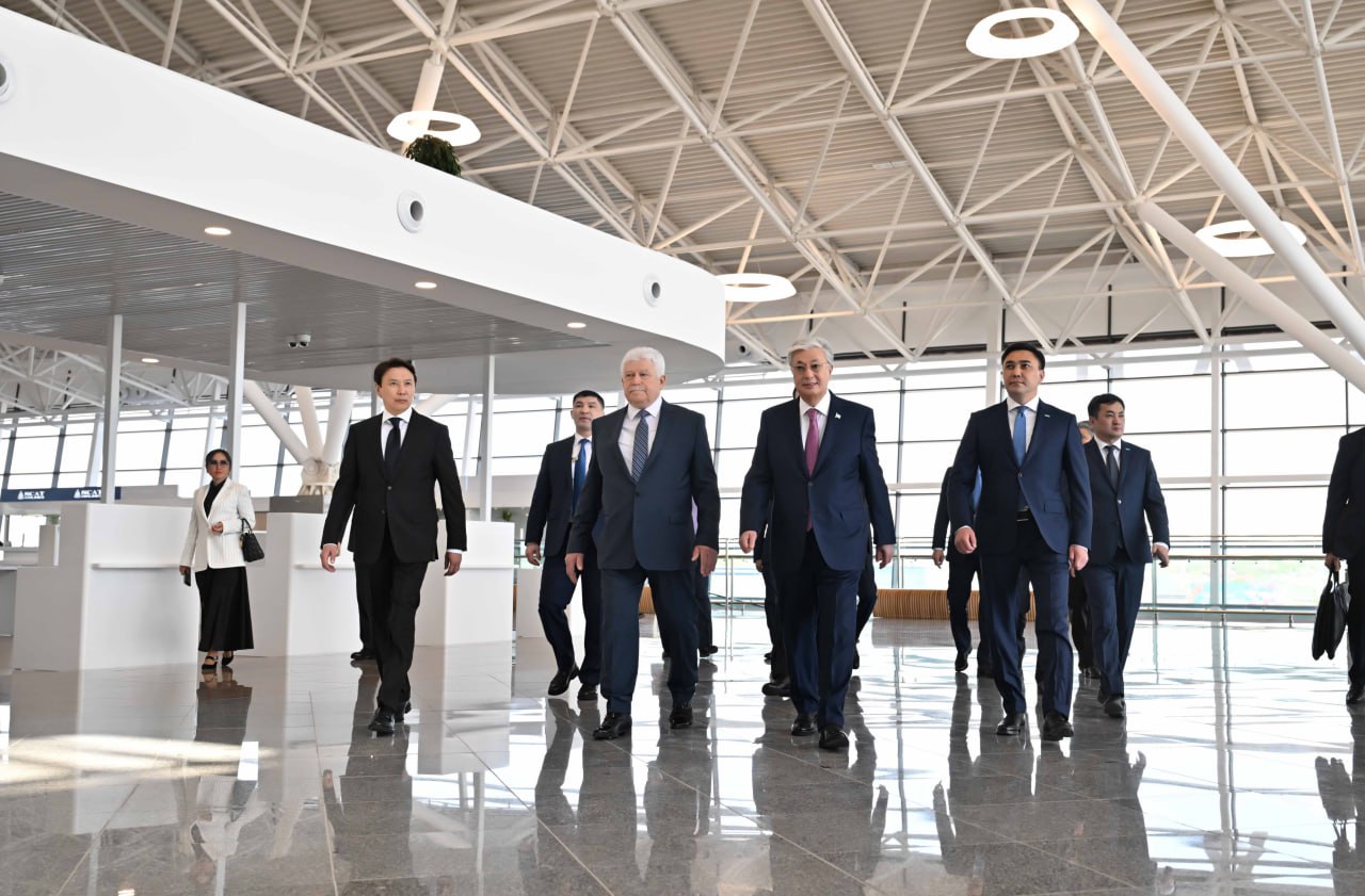Президент Шымкент әуежайының жаңа терминалымен танысты