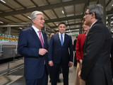 Президент жаңадан ашылған Coca-Cola Içecek Kazakhstan зауытына барды