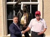 Дональд Трампқа арналған ерекше ескерткіш орнатылды