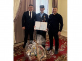 Жеңісті жақындатуға үлес қосқан қарияға құрмет көрсетілді