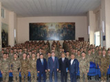 Президент кеңесшісі Ұлан сарбаздарымен кездесті