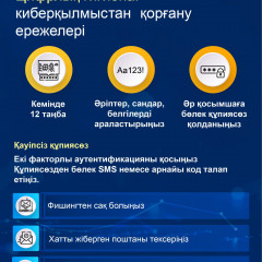 Цифрлық гигиена: Киберқылмыстан қорғану ережелері