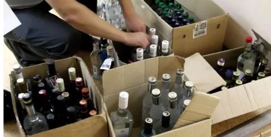 Заңсыз алкоголь өнімдері тәркіленді