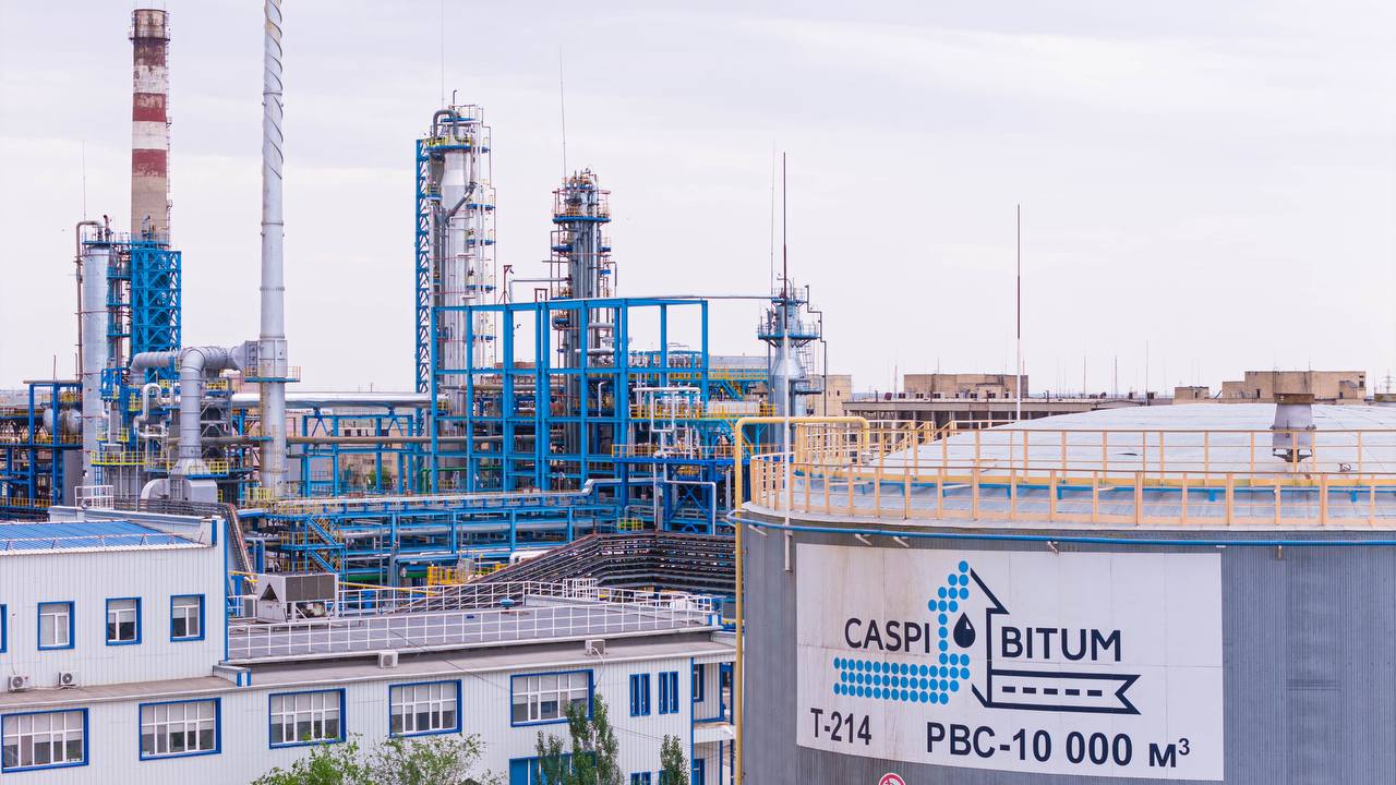 Ақтауда жаңғыртылған Caspi Bitum зауыты іске қосылды