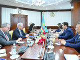 Мәжіліс төрағасы Мажар делегациясын қарсы алды