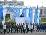 Шымкенттіктер Астанадағы әскери шеруді тамашалады