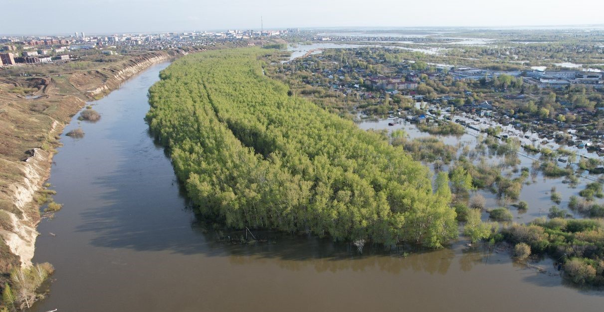 Есіл өзенінде су деңгейі ақырындап түсіп жатыр