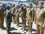 БҰҰ миссиясының қолбасшысы Голан жоталарындағы қазақстандық бітімгерлермен кездесті