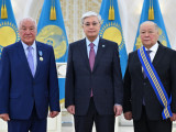 Президент қоғам қайраткерлеріне мемлекеттік наградаларды табыстады