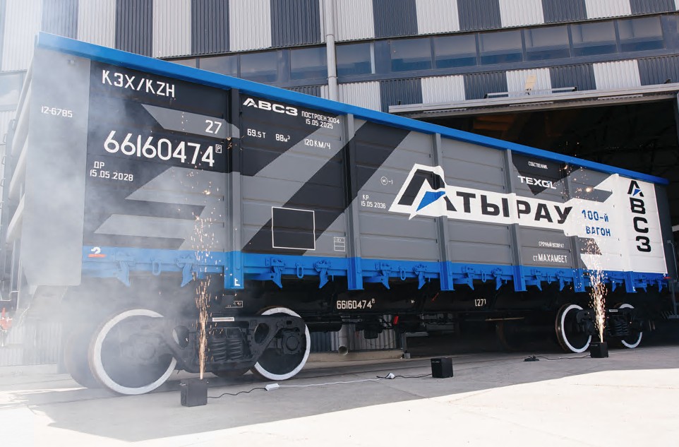 100 жүк вагоны шығарылды