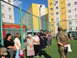 «Қауіпсіз терезелер – балалардың қауіпсіздігі» атты профилактикалық акция өтті