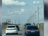 Екібастұзда той автокортежі тәртіп бұзған