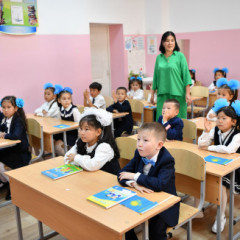 Бірінші сынып оқушыларының 70 пайызы қазақ тілінде оқуды таңдаған