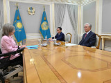 Президент Адам құқықтары жөніндегі уәкілдің Астанадағы өкілін қабылдады