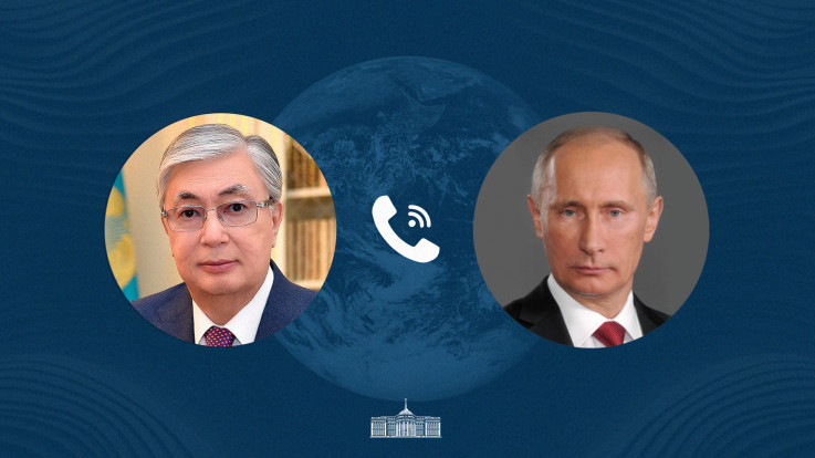 Қасым-Жомарт Тоқаев Владимир Путинмен телефон арқылы сөйлесті