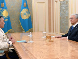 Мемлекет басшысы ҰҚК төрағасы Ермек Сағымбаевты қабылдады