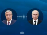 Қасым-Жомарт Тоқаев Ресей Президенті Владимир Путинмен телефон арқылы сөйлесті