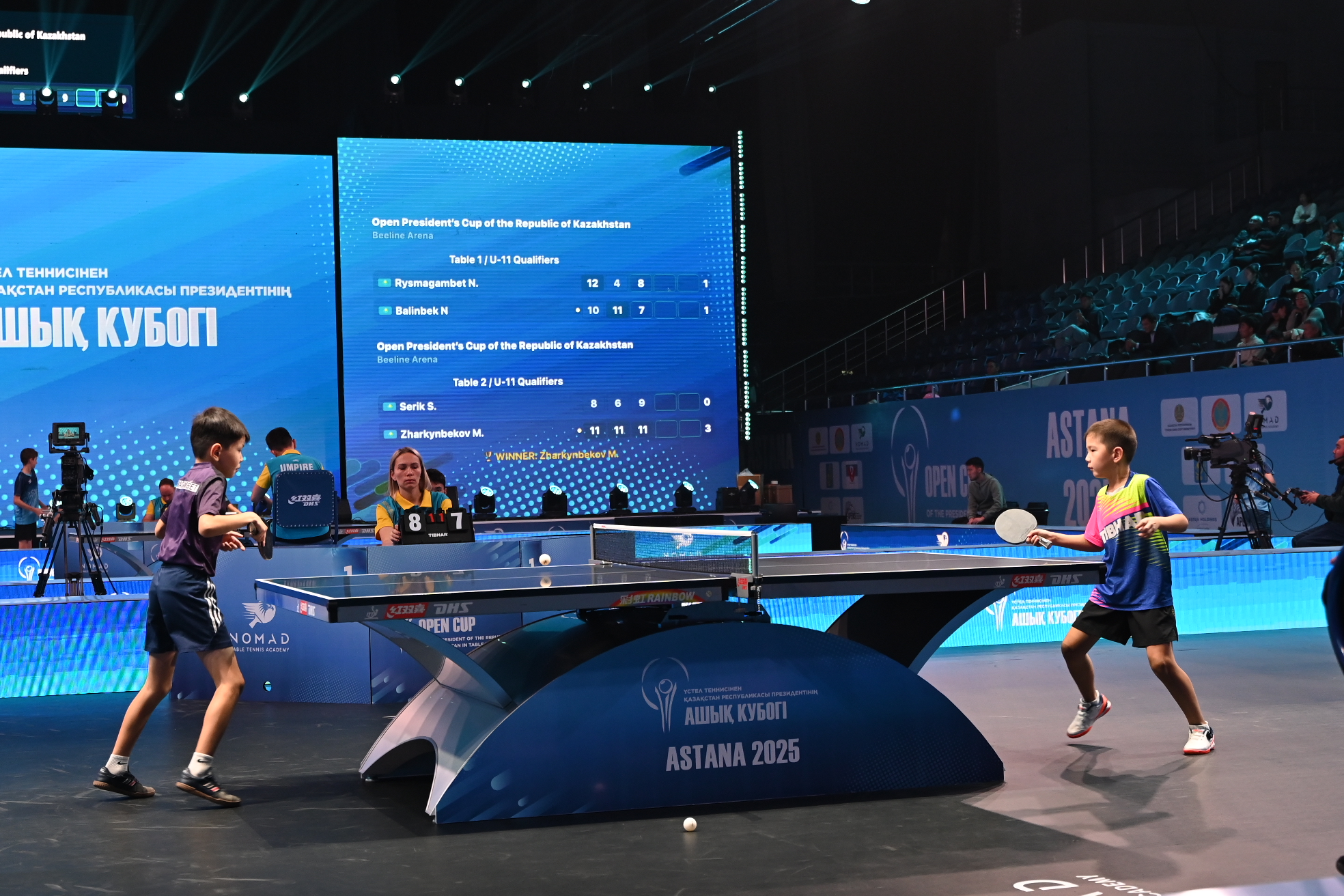 ҚР Президентінің Үстел теннисінен Ашық кубогінің чемпиондары анықталды